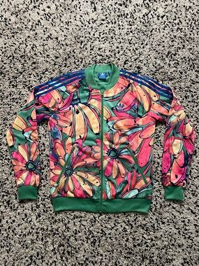 Adidas Originals x Farm Rio Collab Bananas Track Jacket Zip Up Women’s Small
